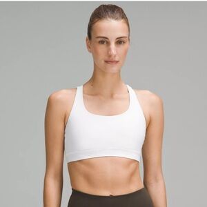 Size 4 White lululemon Energy Bra